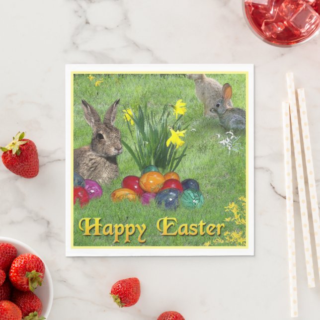 Servilleta De Papel Feliz Pascua (In situ)