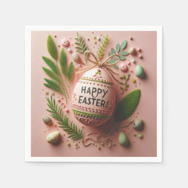 Servilleta De Papel Feliz Pascua