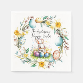 Servilleta De Papel Feliz Pascua banal y florida Pascua