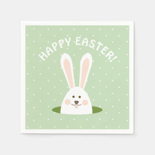 Servilleta De Papel Feliz Pascua Conejito Lindo