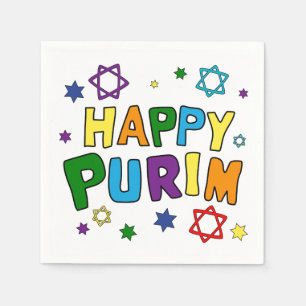 Servilleta De Papel ¡Feliz Purim! Napkins