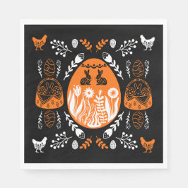 Servilleta De Papel Feliz regalo de vacaciones de Pascua