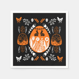 Servilleta De Papel Feliz regalo de vacaciones de Pascua