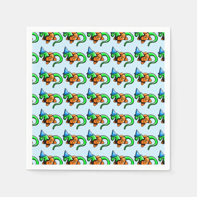 Servilleta De Papel ¡Feliz Samhain! (Anverso)