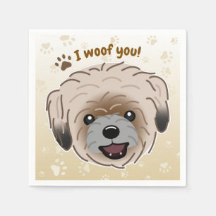 Servilleta De Papel Feliz Shih Tzu Dog Lover I Wowty Paws
