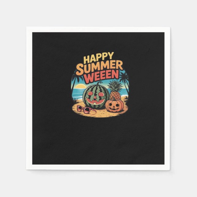 Servilleta De Papel Feliz verano clásico (Anverso)