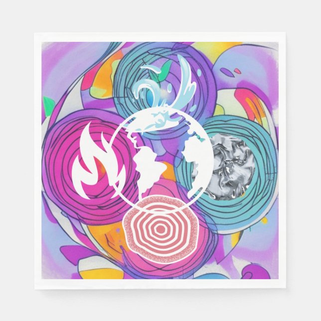 Servilleta De Papel Feng Shui (Anverso)