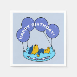 Servilleta De Papel Ferald | Globo de cumpleaños