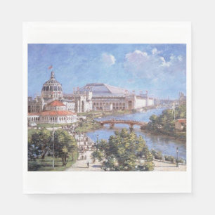 Servilleta De Papel Feria Mundial de Chicago (Exposición Colombiana)