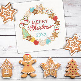 Servilleta De Papel Feriado de cookies de navidades