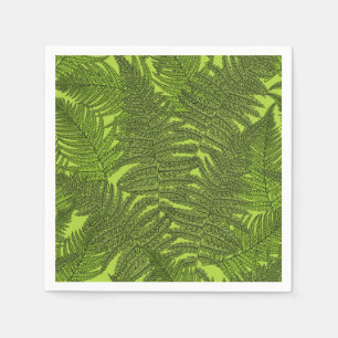 Servilleta De Papel Fern en verde