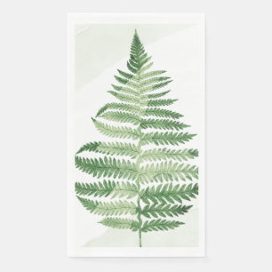 Servilleta De Papel Fern verde minimalista
