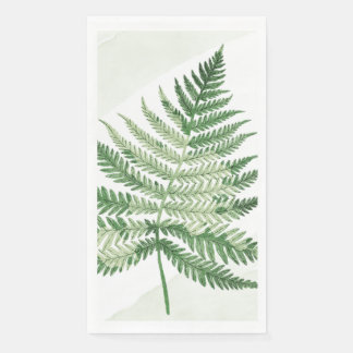 Servilleta De Papel Fern verde minimalista
