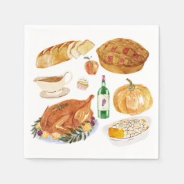 Servilleta De Papel Festín otoñal