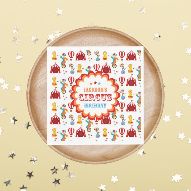 Servilleta De Papel Festival del Círculo de Carnaval Niños Fiesta de c (Subido por el creador)