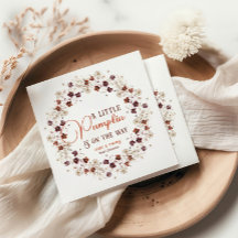 Festive Ivory Pumpkin Floral