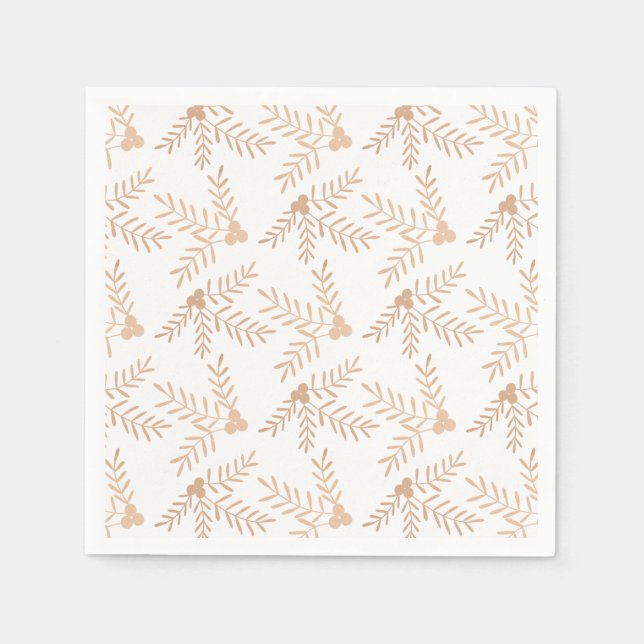Servilleta De Papel Festividad alegre (Anverso)