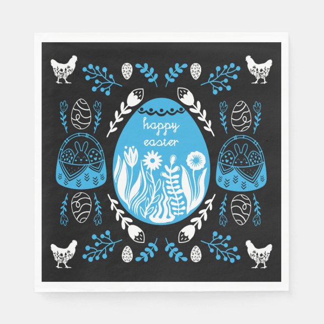 Servilleta De Papel Festividad de abril de Pascua (Anverso)
