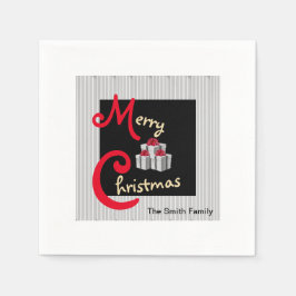 Servilleta De Papel Festividad de franja de clavija