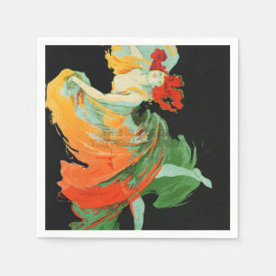 Servilleta De Papel Festividad de las servilletas de bailarina de caba