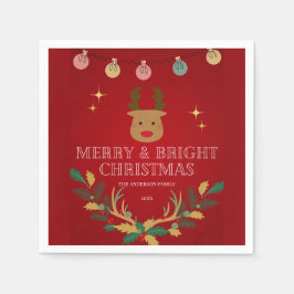 Servilleta De Papel Festividad de Navidades elegantes