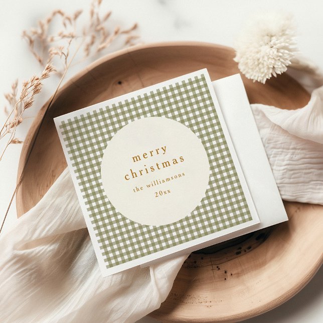 Servilleta De Papel Festividad de Navidades personalizados de Olive Gi (Subido por el creador)