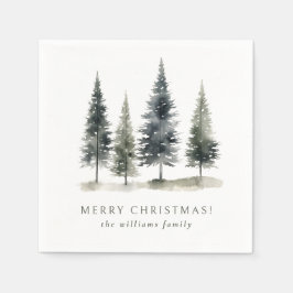 Servilleta De Papel Festividad escandinava en árbol de Navidad