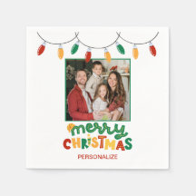 Festividad Feliz Navidad Papel personalizado