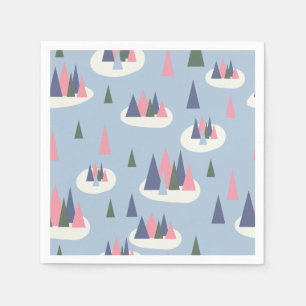 Servilleta De Papel Festividad Moderna de Medio siglo