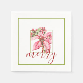 Servilleta De Papel Festividad moderna de moras rojas venecianas con p