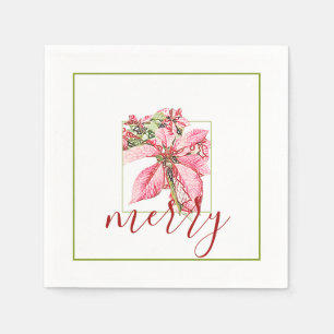 Servilleta De Papel Festividad moderna de moras rojas venecianas con p