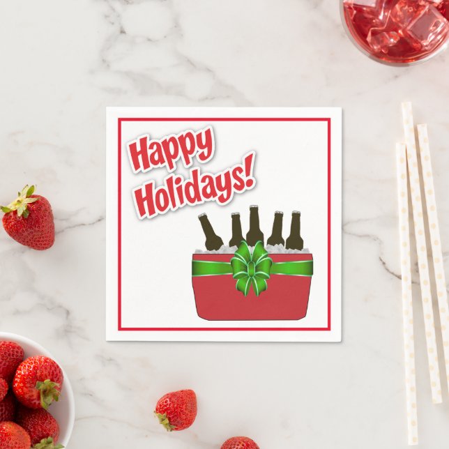 Servilleta De Papel Festividades Felices del Helado Chest Beer Cooler (In situ)