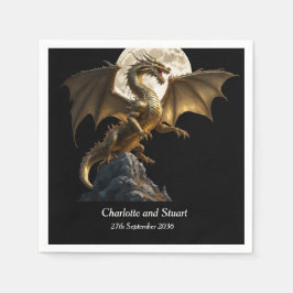 Servilleta De Papel Fierce Dragon Rearing