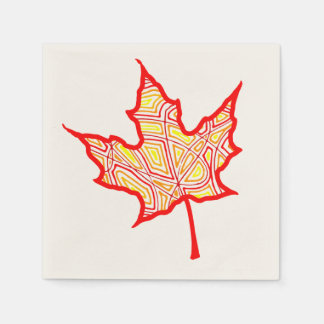 Servilleta De Papel Fiery Leaf