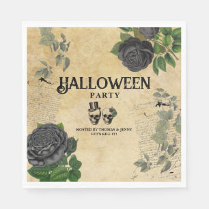 Servilleta De Papel Fiesta anual de Halloween para adultos, calaveras