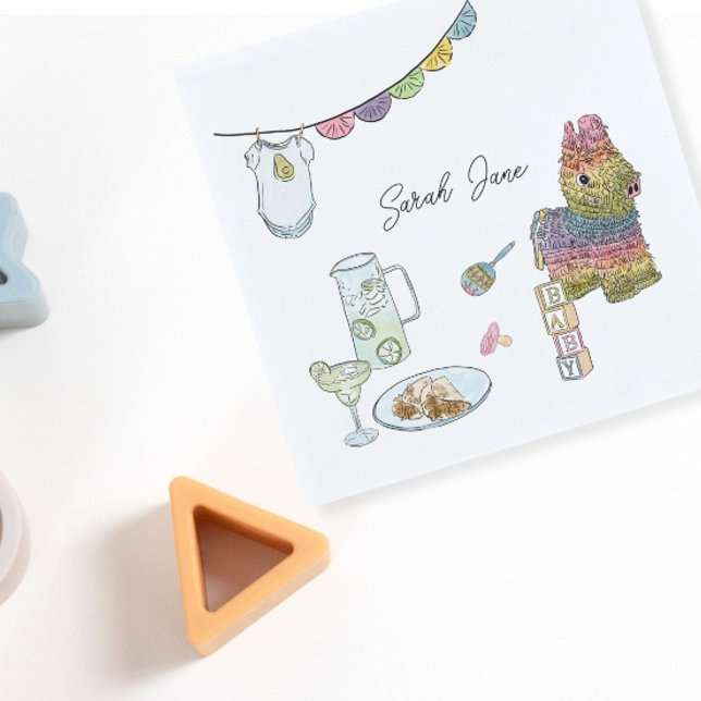Servilleta De Papel Fiesta Baby Shower (Subido por el creador)