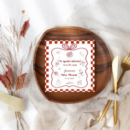 Servilleta De Papel Fiesta Baby Shower de pizza de entrega especial