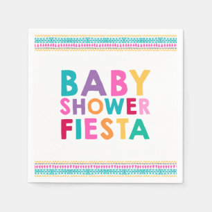 Servilleta De Papel Fiesta Baby Shower Napkin México Baby Shower
