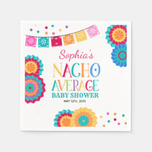 Servilleta De Papel Fiesta Baby Shower Napkin Nacho Fiesta promedio