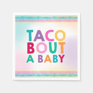 Servilleta De Papel Fiesta Baby Shower Napkin Taco Bout A Baby Fiesta