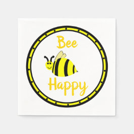 Servilleta De Papel Fiesta Bee Happy Bumble Bee