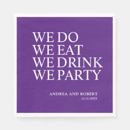 Servilleta De Papel Fiesta Boda Cocktail