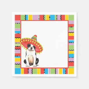 Servilleta De Papel Fiesta Boston Terrier