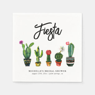 Servilleta De Papel Fiesta Cactus Despedida de Soltera