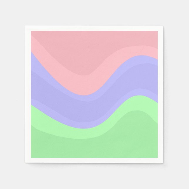 Servilleta De Papel Fiesta Chic Pastel (Anverso)