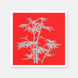 Servilleta De Papel Fiesta chino de la cena de bambú