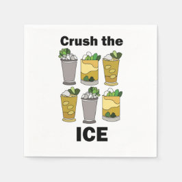 Servilleta De Papel Fiesta Cóctel Mint Julep Aplastar El Hielo