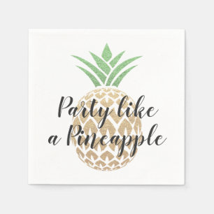 Servilleta De Papel Fiesta como un cumpleaños o Boda de piña