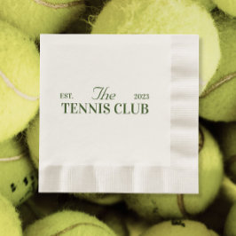 Servilleta De Papel fiesta con tema de club de tenis