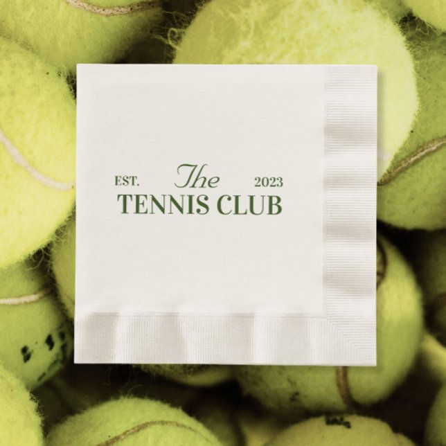 Servilleta De Papel fiesta con tema de club de tenis (Subido por el creador)